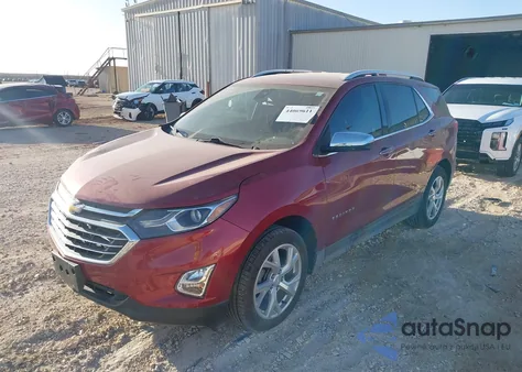 2018 Chevrolet Equinox Premier из США, поврежденный, VIN 3GNAXMEVXJL312754